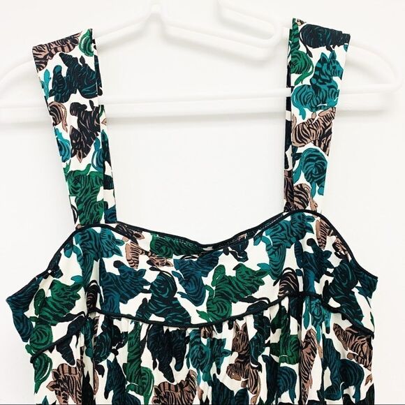 Julie Brown Sleeveless Zebra Print Knit Mumu, Med - Picture 5 of 10